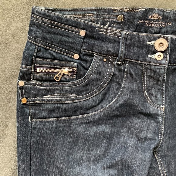 River Island Womens Blue Denim Jeans Medium Wash US Size 10 - Picture 3 of 11